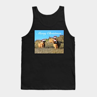 Cladich Cows Christmas Tank Top